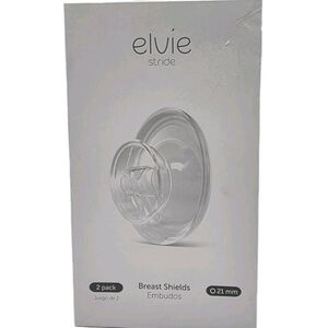 Elvie Stride Pump Clear Breast Shields Size 28mm 2 Pack BPA NEW Breast Feeding